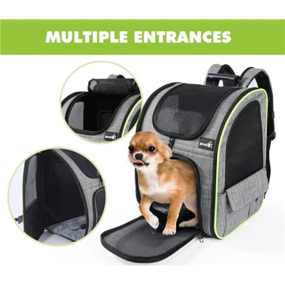 Cat Carrier Backpacks, Expandable Cat Backpack with Breathable Mesh, Pet Carrier
